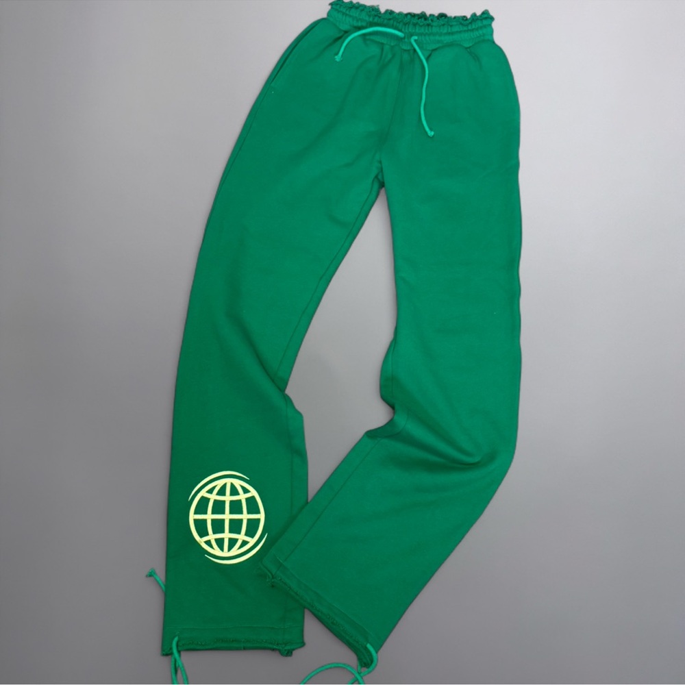 Chroma Collective Green Yellow Sweatpants - Picture 2 of 6